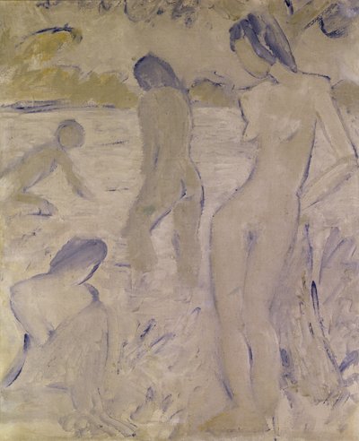 The Bathers, 20th century by Otto Mueller